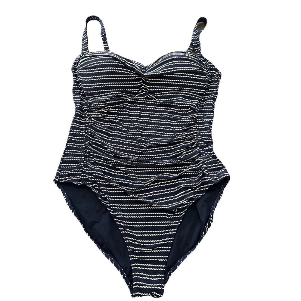 Nip Tuck Swimsuit Size 12 Twist Front One Piece B… - image 1